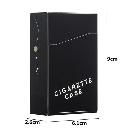 Light Aluminum Cigar Cigarette Case Waterproof Tobacco Case Pocket Box Storage Container in Stock Dropship Cigarette Accessories